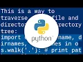 Directory-tree listing in Python