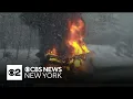 RV bursts into flames on I-287 in Mahwah N J