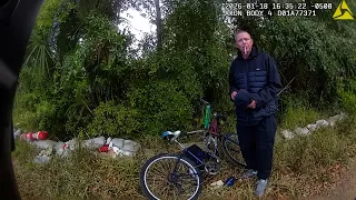 porch pirate targets the wrong house and instantly regrets it police bodycam