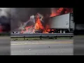 FHP 7 dead after fiery crash fuel spill on I-75 north of Gainesville