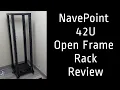 NavePoint 42U Professional 4-Post IT Open Frame Rack Review