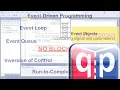 Event-Driven Programming Part-1 GUI example events event-loop run-to-completion no-blocking