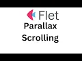 Flet Tutorial - Make Parallax Scrolling Effect