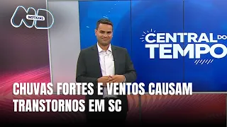 Central do Tempo – Chuva forte causa alagamentos e transtornos no Vale do Itajaí