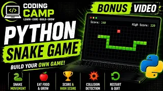 Python Snake Game Tutorial Build a Complete Snake Game with Pygame