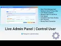 Next-Gen Live Admin Panel Real-Time User Management Multi-Step Form Dashboard