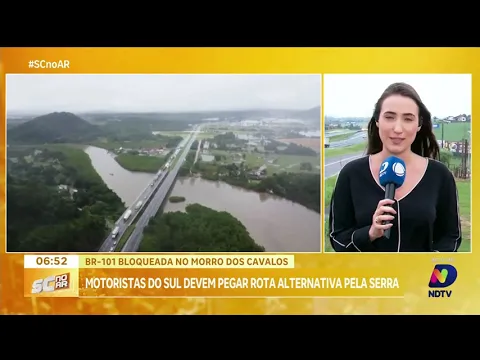 Problemas no trânsito na região do Morro dos Cavalos causam transtornos no Sul do estado