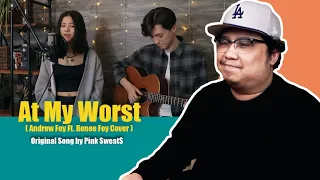 Download At My Worst - Pink Sweat$ - Vocal and acoustic guitar cover Ft. Renee Foy | Reaction MP3