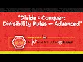 Divide Conquer Advanced Divisibility Rules Mathnasium Schoolhouse