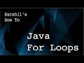 1 6 Java For Loops