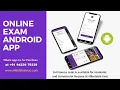 Online Exam System Android app source code download suitable for schools colleges institute