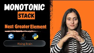Next Greater Element Brute Force Monotonic Stack Optimized Python C Java
