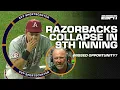 MCWS FINAL IS SET REACTION to LSU finals-bound after costly Arkansas blunder SC with SVP