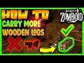 Project Zomboid - stack wooden logs guide