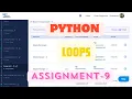 ASSIGNMENT - 10A Loops Python Nxtwave