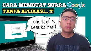 Download Cara Membuat Suara Google Di Laptop/Komputer Tanpa Aplikasi - Zulkifli Channel MP3