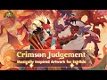 Crimson Judgement Musically Inspired Artwork for Estrilda AFK Arena