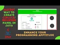 How to create rounded panels in java circle panels in java how to create circle jPanel in java