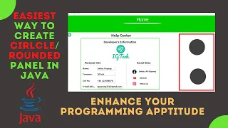 How to create rounded panels in java circle panels in java how to create circle jPanel in java