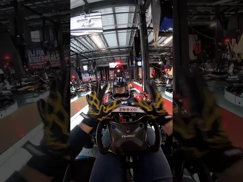 Full throttle indoor go-kart racing at @S@SuperchargedeNJshorts #racing #funny