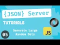 Generate Large Random Data JSON Server Urdu Hindi