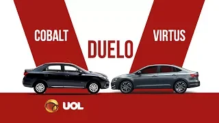 DUELO: VW VIRTUS QUER ROUBAR ESPAÇO DO CHEVROLET COBALT