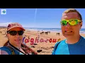 Scenic Beach Walk from Tamraght to Taghazout | Ibn Immourane Coastal Trail Morocco 4K