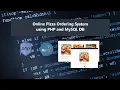 Online Pizza Ordering System in PHP Free Source Code DEMO