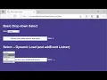HTML CSS JavaScript Demo Select Option