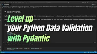 Stop Using if Statements Validate Python Data Pydantic Short