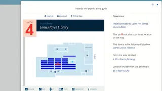 UCD Library Map for Books