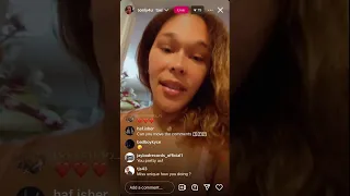 Super thick model Taelormade goes live after being blocked for months
