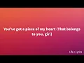 Wizkid - Piece of My Heart feat. Brent Faiyaz (Lyrics)