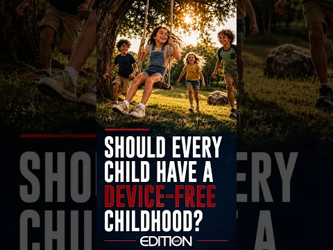 Should Every Child Have a Right to Device-Free Childhood? 📱💻🇺🇸 WBEdition.com #Childhood #America