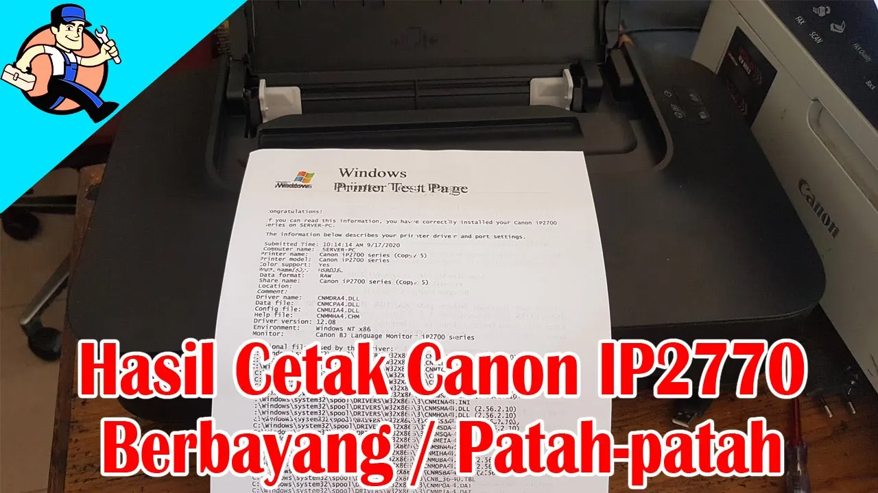 CARA SERVICE PRINTER CANON SALAH SATU WARNA TIDAK KELUAR warna printer canon tidak keluar, warna pri. 