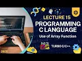 using array function to count data in C Programming Lecture 15