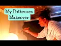 Color Drenching my Bathroom with lowes Valspar Interior Paint