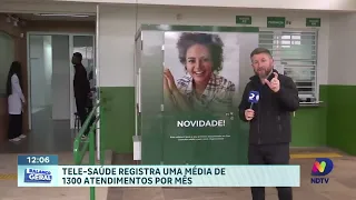 Tele-Saúde completa 1 ano e meio e ajuda a desafogar unidades