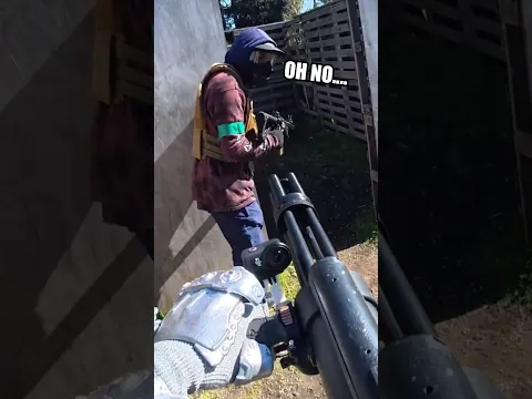 😂 AIRSOFT FAILS MINIGUN 😂 - #fail #airsoft #funny