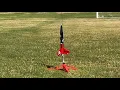 Estes Rockets - Der Red Max Model Rocket Launch