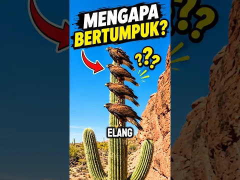 Mengapa Elang Bertumpuk di Kaktus?