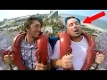 Guys Passing Out Funny Slingshot Ride Compilation