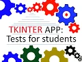 Tkinter app to make tests - part 1