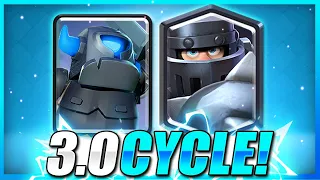 Impossible to STOP THIS Mega Knight Mini Pekka Cycle in Clash Royale