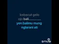 smule karaoke Ojo Bali by Wahyu sung