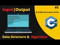 Basic Input and Output Stream in C C Tutorial CodeHankering by Krish