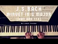 Lagu J.S.Bach - Minuet in G Major (BWV Anh.114) by ANKI PIANO
