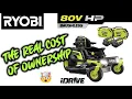 Ryobi 80v zero turn REAL cost of ownership