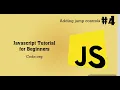 Javascript for Beginners Code org Adding Jump Control