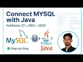 Java Database Connectivity in NetBeans 27 with MySQL 8 0 44 JDBC Full Setup 2026 Tutorial